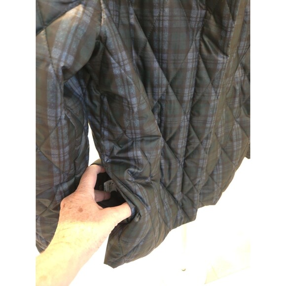 SASZOFONO Puffer Reversible Jacket Size 6 Small Quilted Warm Winter Coat - Picture 7 of 15